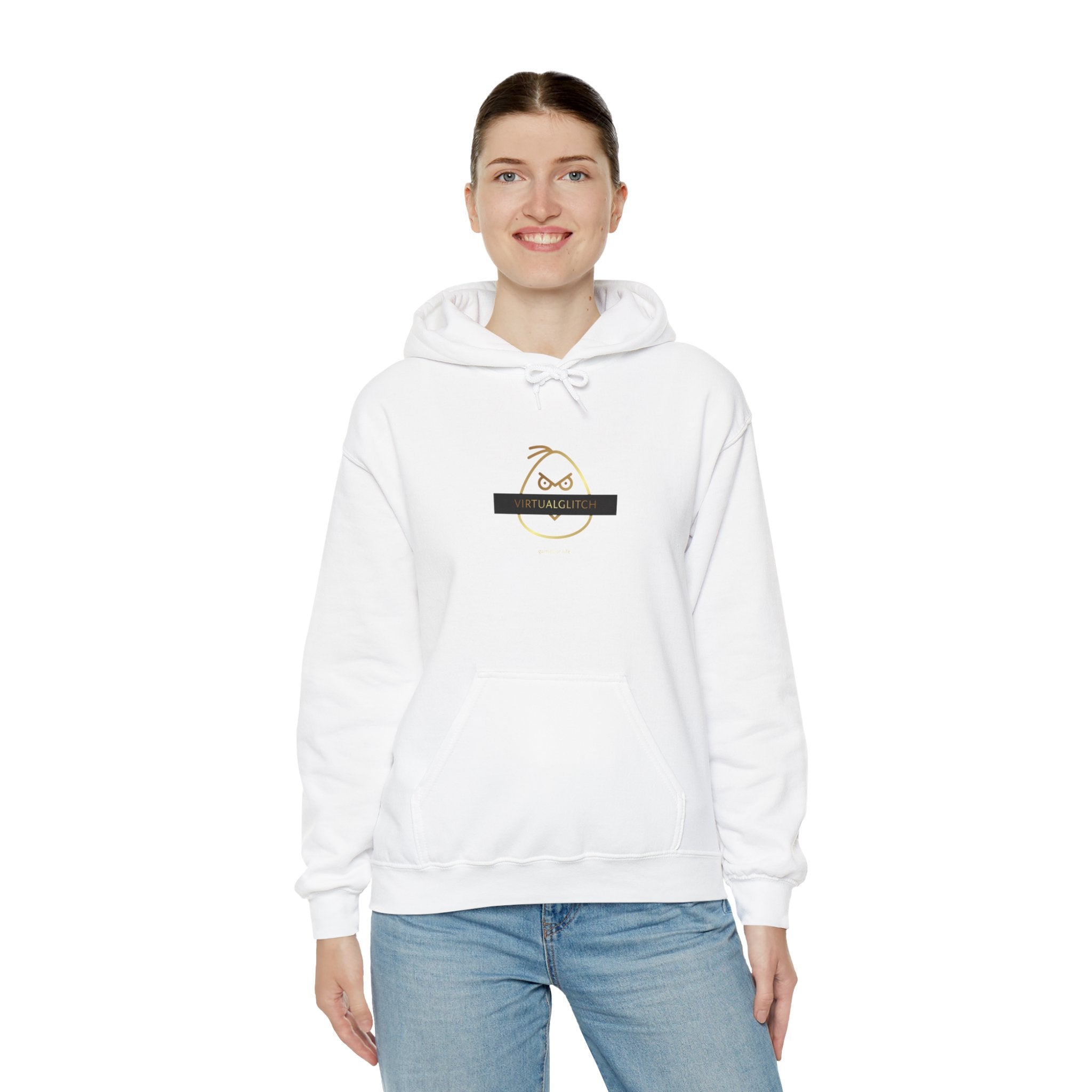 Virtual Glitch Hoodie - Stylish Comfort for Gamers